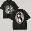 2026 estate Tomie Junji Ito Due Lati Vintage Lavato Horror Manga Grafica T-Shirt Unisex Oversize Y2K Streetwear Cotone Maglietta
