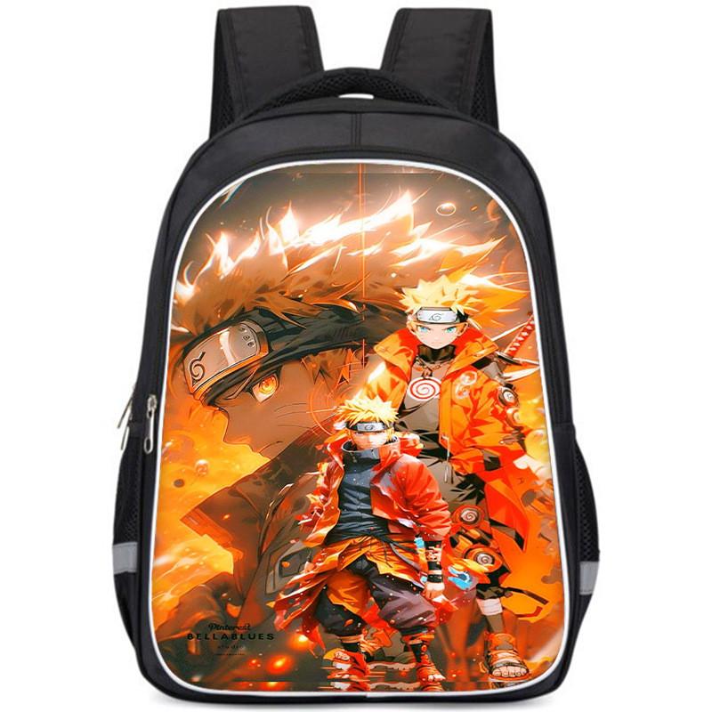 Naruto Large Capacity 3d Backpack Lightweight Burden-reducing School Bag For Kids