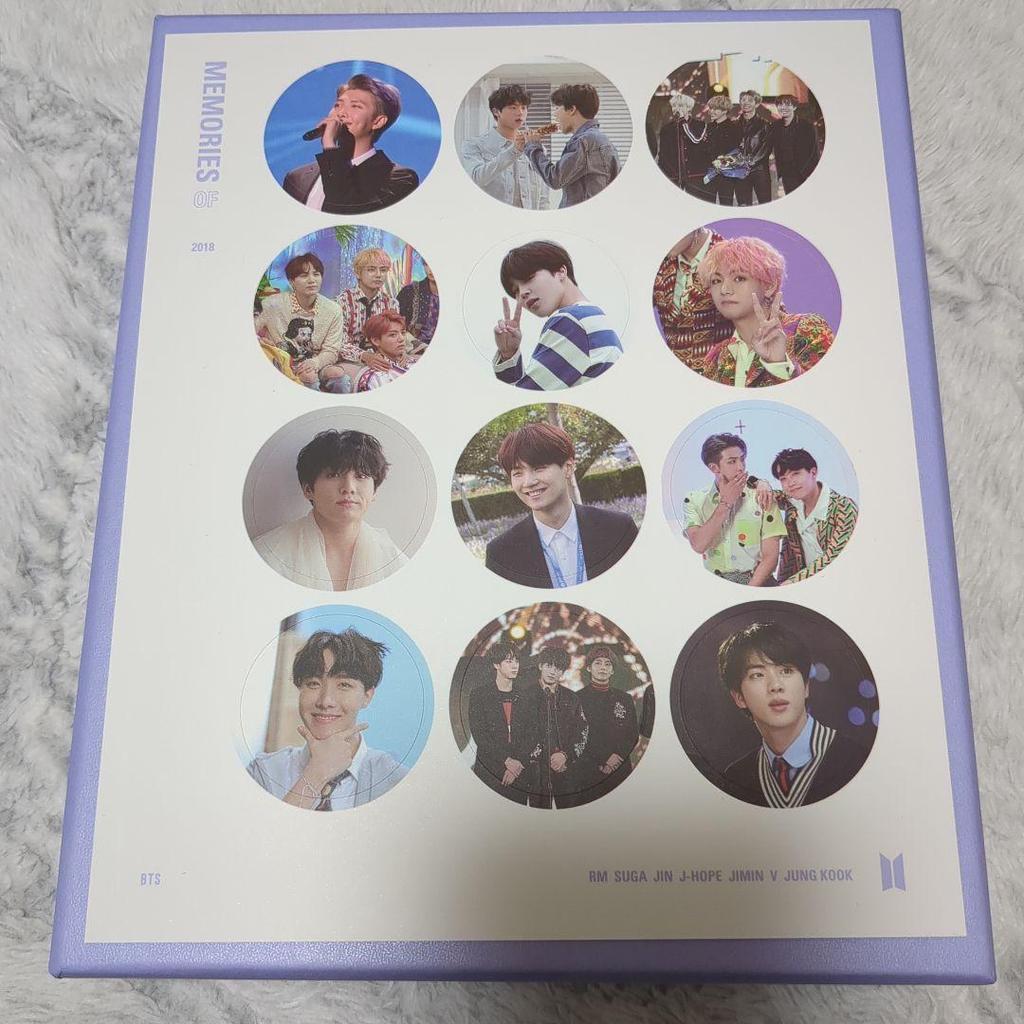 [USED] BTS Memories 2018 Japanese Subtitled Blu-ray Trading Card RM
