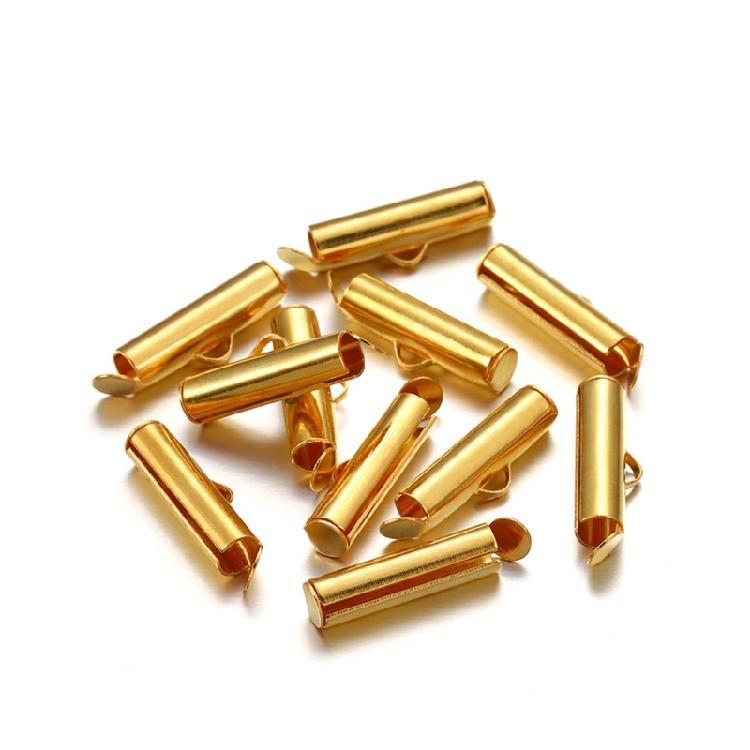 250 Stück DIY Schmuckzubehör Zubehör Röhrenverschlüsse für Ohrringe und Armbänder