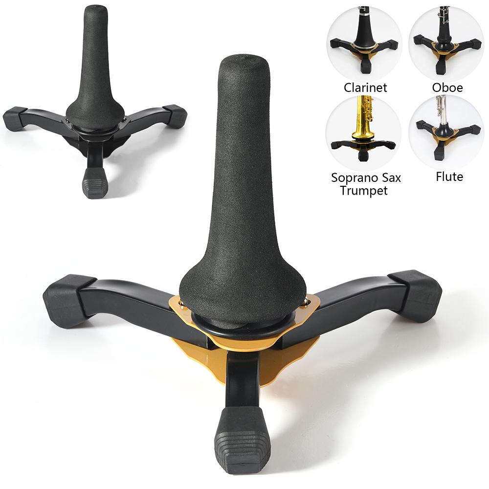 Foldable Tripod Stand for Trumpet Clarinet Flute Oboe Soprano Saxophone Portable Stand Wind