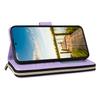 For Samsung Galaxy A17 5G/A17 4G/A26 5G Case 9 Card Slots Zipper Pocket PU Leather Phone Cover with Wrist Strap