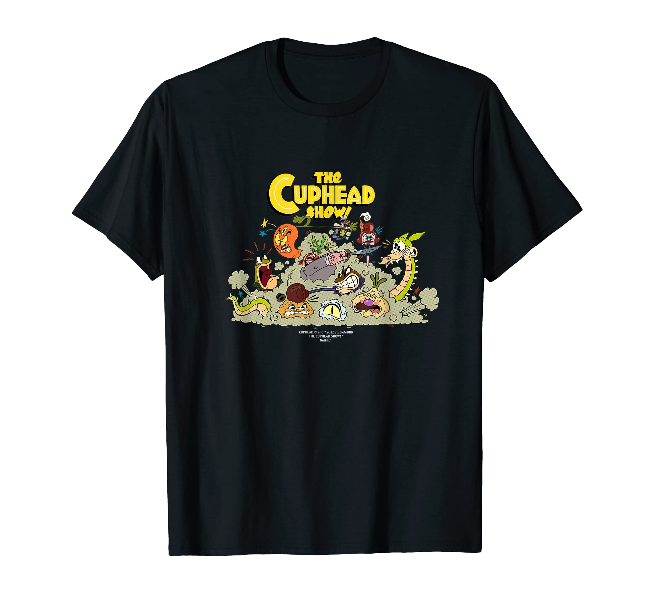 

Cuphead Show! Boss Fight Graphic T-Shirt
