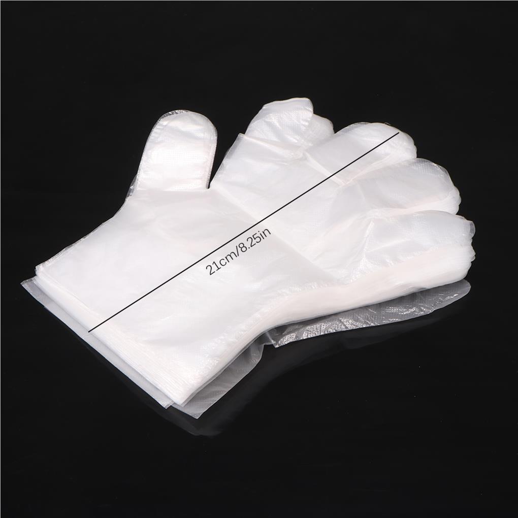 100 Stück Lebensmittel Plastikhandschuhe Multifunktional Einweg Kochhandschuh Schutz Reinigung Restaurant Obst Schönheit Outdoor