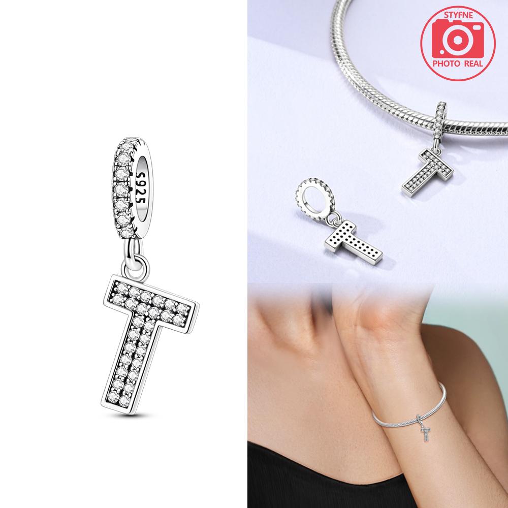 Sparkling Full Monogram Pendant Copper Colors For Charms Copper Colors Original Bracelet For Jewelry Making