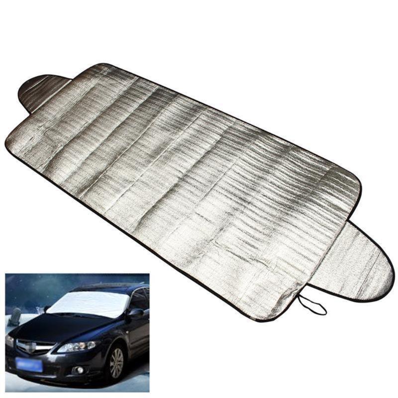 Upgrades Aluminum Foils Pearls Cotton Windshield Cover Thermal Insulation Sunshades Not Ice Dustproof Car Accessory