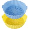 3/2pc Air Fryer Silicone Liner Soft Baking Pan Reusable Airfryer Oven Baking Tray Fruit Wash Basket Pizza Pan Liner Accessories