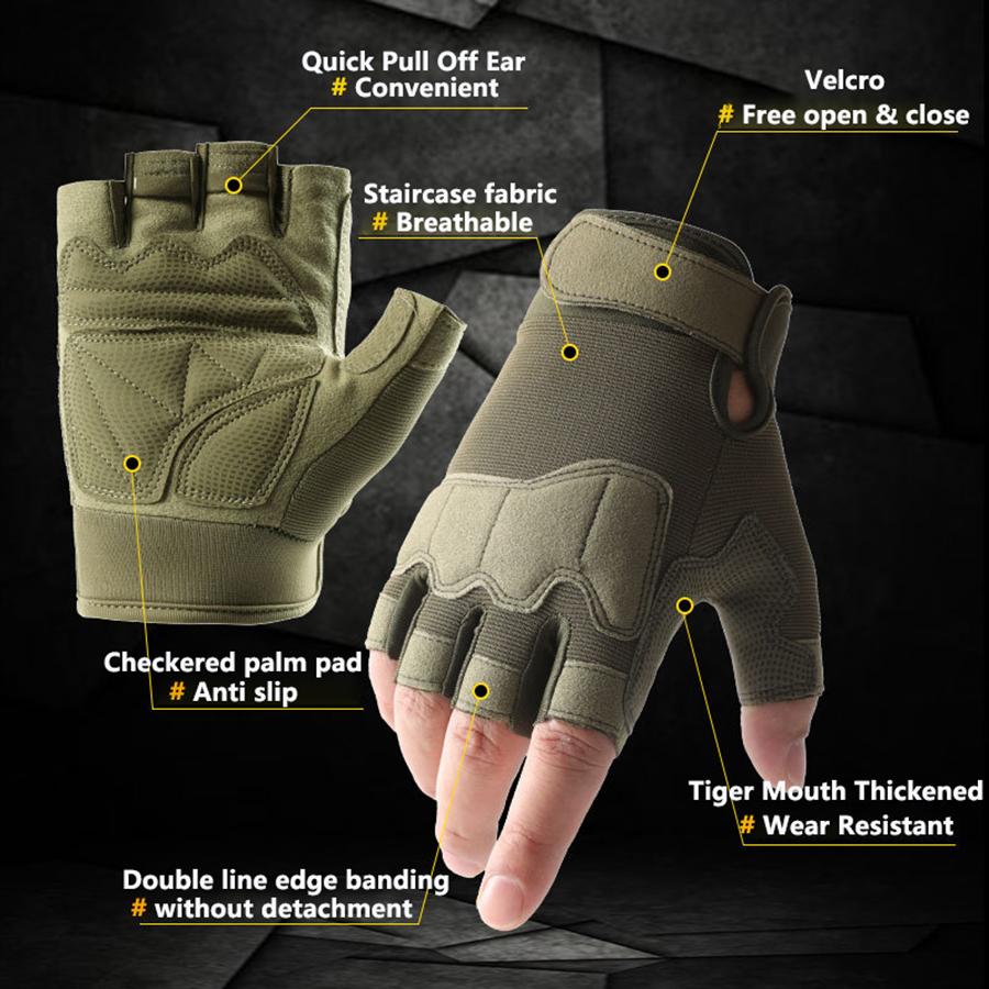 Tactical Gloves for Men Touchscreen Motorcycle for Outdoor Sports Cycling Airsoft Paintball Hunting Hiking Camping