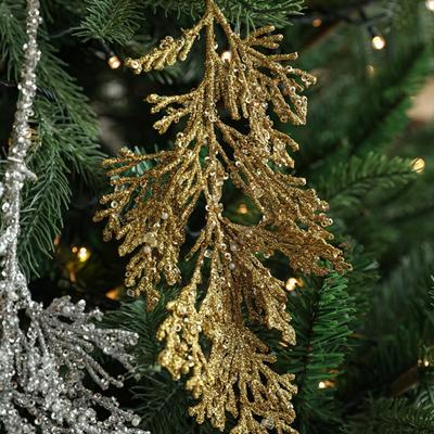 New Creative Christmas Leaf Pendants New Year Pendant Xmas Tree Ornaments Plastic Gifts Christmas Decorations
