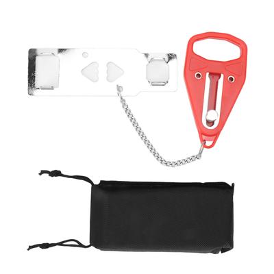 Travel Door Security Lock Red Dual Use Portable Door Safety Lock Anti Theft Padlock Travel