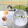 Clear Bathtub Tray Expandable Bath Shelf Over Tub Bathtub Storage Table Multifunctional Bathroom Accessories for Home Bathroom