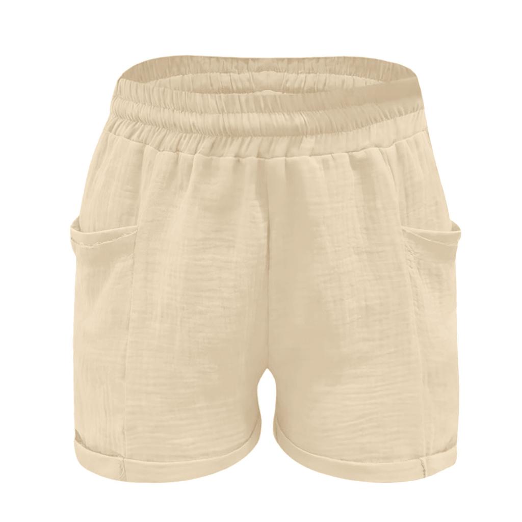 Women's Shorts Summer Casual  With Pockets Drawstring Elastic Lightweight  Outdoor