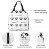 The Man Face Insulated Lunch Bag for Kids School Cooler Thermal Food Box Tote Portable Lunch Boxes Container
