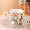 JOYYE Azalea Ceramic Mug with Spoon