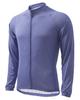 Welkruz Long Sleeve Cycling Cycling Road Bike Cycling Men's Jersey, Spring/Summer Apparel, Jersey, Shirt, WL-BB057 (Heather Blue, XXL)
