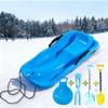 Snow Sled Board Lightweight High Speed Slides Toy Kids Heavy Duty Snow Sledge for Park Beach Mountains Ice Grass Sand for Men