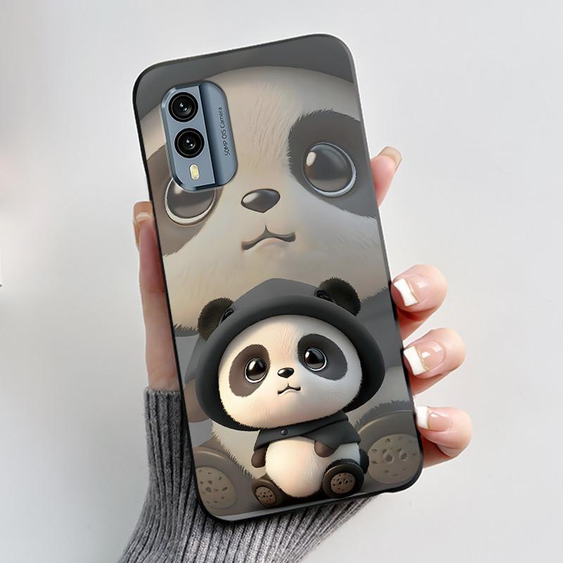 Bumper Rezistent la Șocuri Husa Moale Pentru Nokia X30 5G Drăguț Model Nou Design Carcasă Pentru Nokia XR21 Cu Culoare Jelly Negru Viral Husa