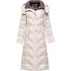 Down Jacket Women's Medium and Long Models, New Over-knee Thickened, Slim and Thin, Warm White Duck Down Jacket