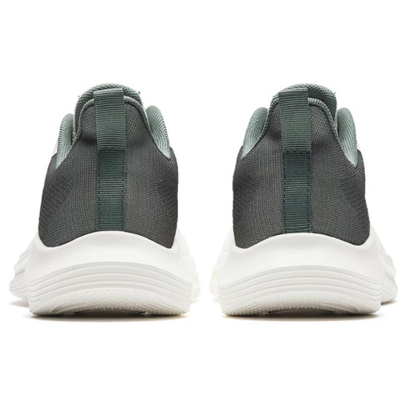 Anta Shock Absorbers With Slip Resistant And Abrasion Resistant Properties Low Top Running Shoes Men's Gray Green White Sneakers 912335503-4