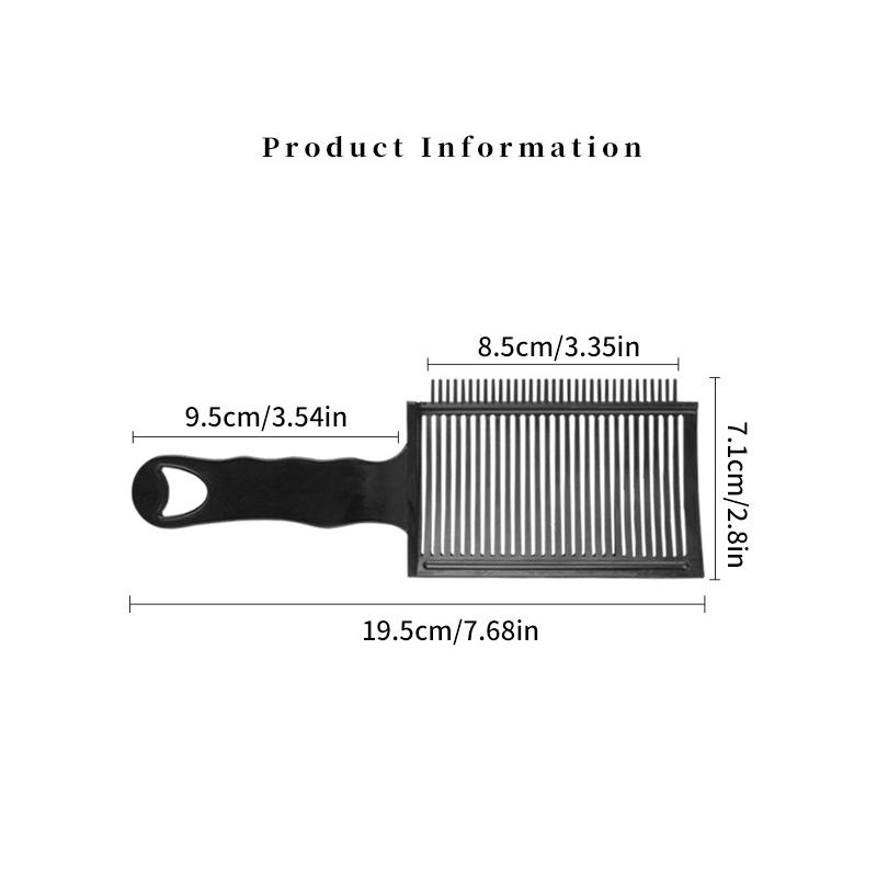 New Style Fading Comb Professional Barber Clipper Blending Flat Top Hair Cutting Comb For Men Heat Resistant Salon Styling Tools
