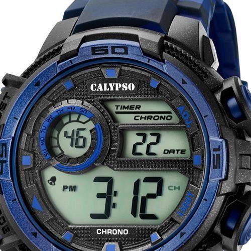 Uhr - Calypso - UK5723-1 - Digital - Quarz - Armband Kunststoff schwarz blau