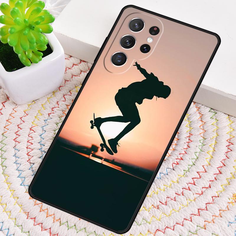 Skate Extreme Sport TPU Phone Case For Samsung Galaxy note 10 pro S26 S25 S24 S23 S22 Ultra Plus S21 FE S20 Shockproof Cover