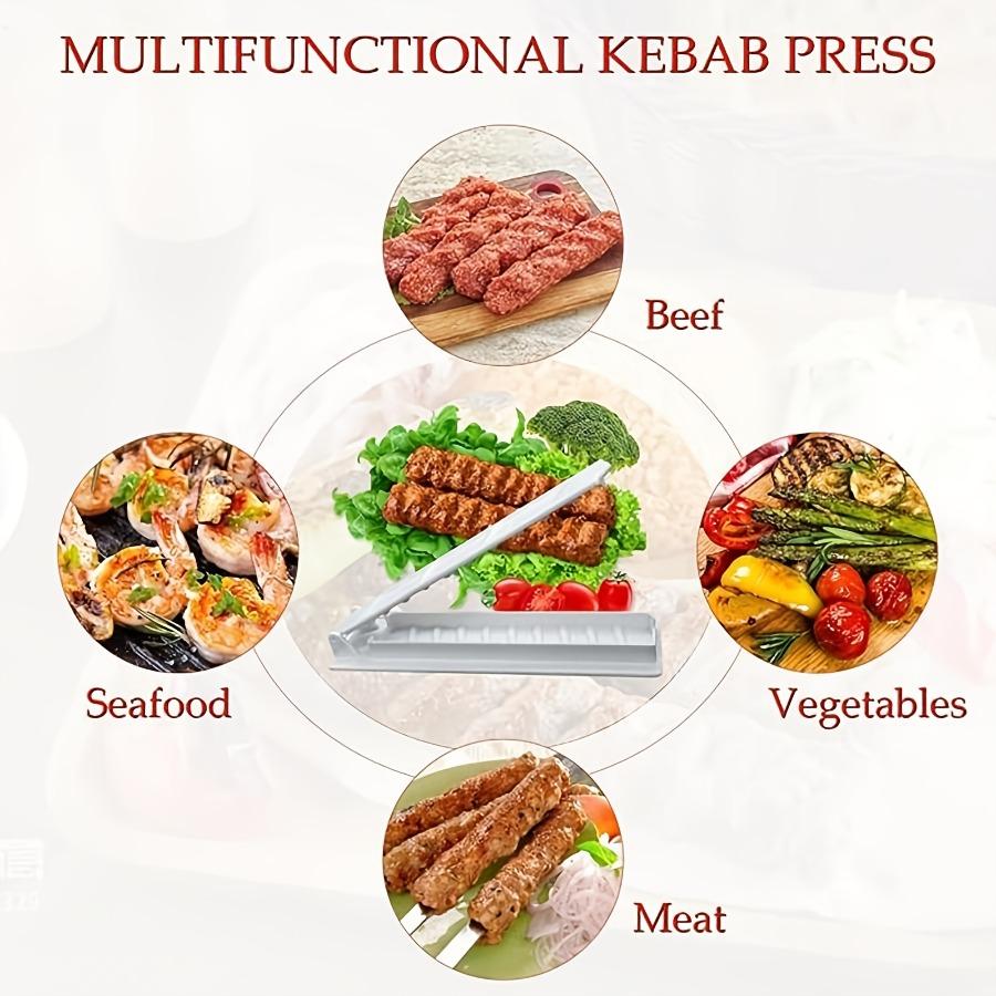 Manuelle Kebab-Form | Türkisches Kebab-Herstellungswerkzeug, Einfach zu bedienen für Grill-Anfänger, Hergestellt aus ABS, Kein Strom erforderlich
