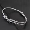 Noter Bracelet Ancre Cordon Fin 2mm Sélection Premium Pour Hommes Ajustable Fait Main Accessoire de Poignet Extérieur Bijoux de Surf Homme