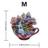 Cup Puzzle Wooden Special-Shaped Splicing Toy Piggy Bank Multi-Functional Decompression Puzzle