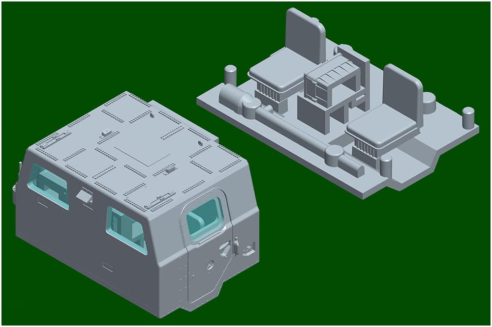 Hobby Boss 1/72 Fighting Vehicle Series Russian 9A52-2 Smerch-M Multiple Rocket Launcher Plastic Model Kit 82940