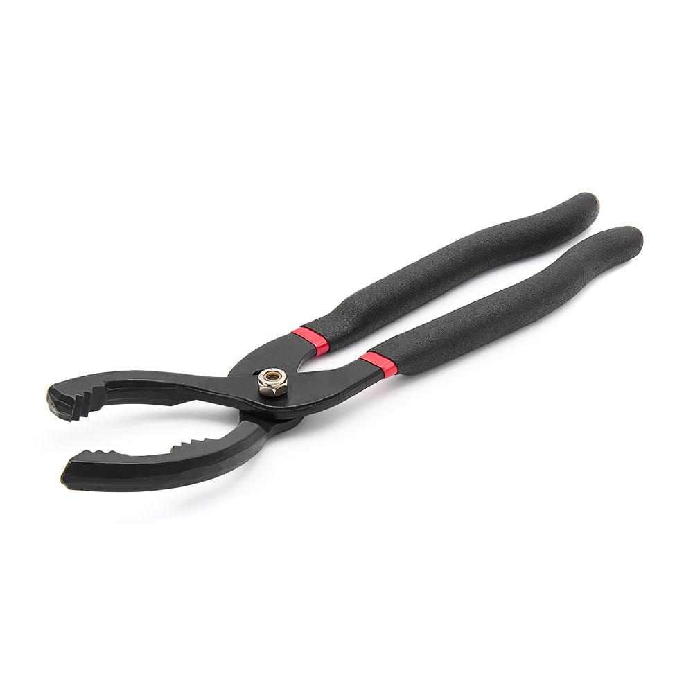 1pc 12 Inch Car Oil Filter Pliers Clamp Type Wrench Oil Filter Remove Disassembly Tool Filter Element Wrench 15 ° Bend Grip