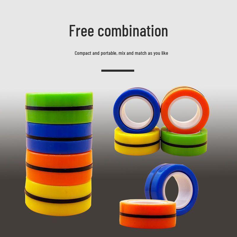 TikTok Celebrity Magnetic Gyro Ring: Adult Decompression & Anti-Anxiety Toy