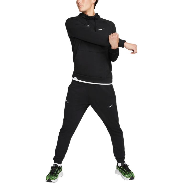 Nike Sweatshirts Men's Black Hooded Moderate Regular FB8611-010