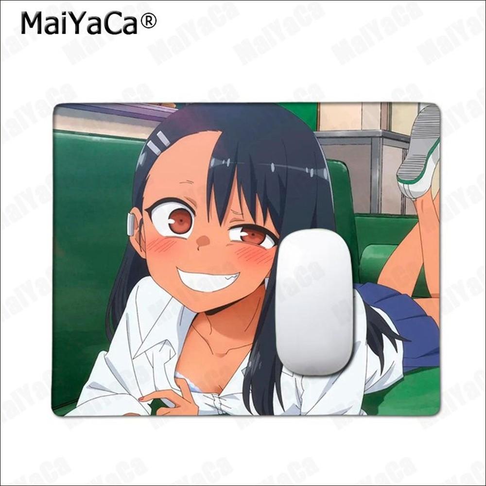 Anime nagatoro san  Mousepad Rubber Small Thickened Mouse Pad Gaming Keyboard Table Office Supplies Room Decor  PC Mouse Carpet