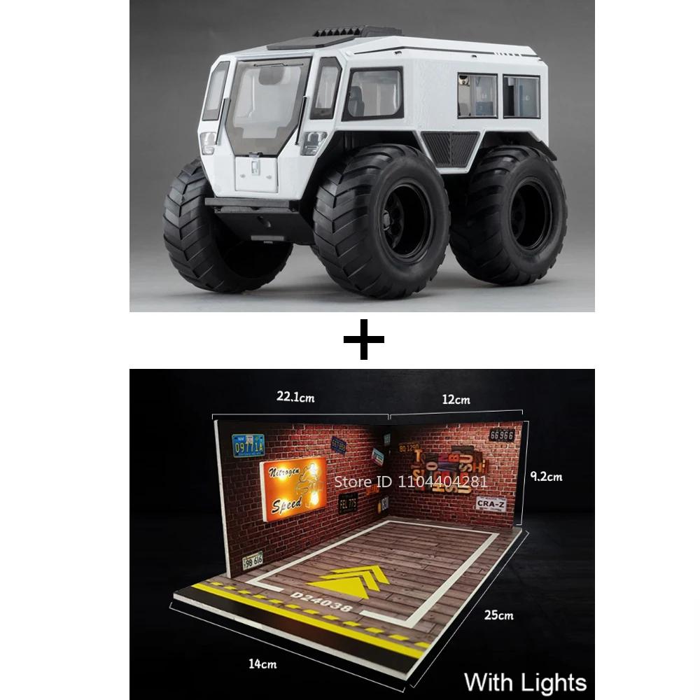 1/24 Russland Geländewagen Legierungsmodelle Spielzeug Diecast Türen geöffnet Sound Licht Rückzug Offroad-Autos Kinderspielzeug Geschenke