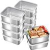 Stainless Steel fresh- keeping container with cover refrigerator container packing box garnish box outdoor picnic Food Storage