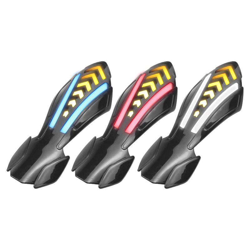 

Аксессуары для модификации мотоцикла, всесезонная универсальная защита рук, дневные ходовые огни для мотоцикла с водяным указателем поворота WHITE