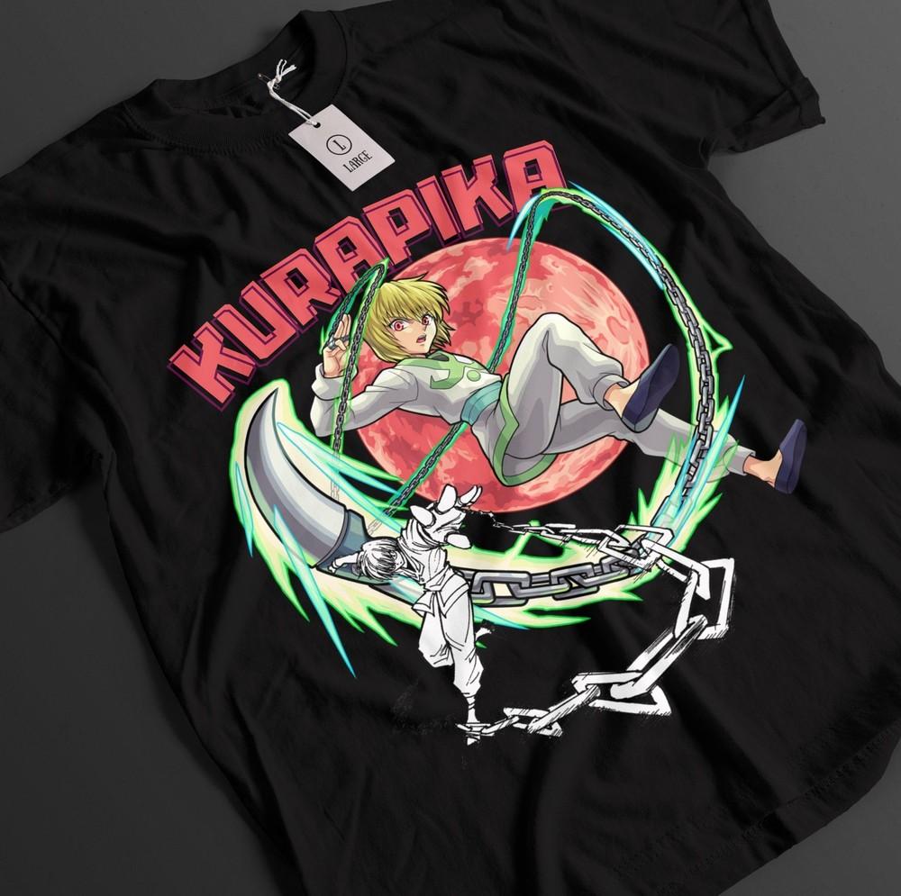 

Hunter x Hunter Shirt Kurapika T-Shirt Gon Killua HxH Leorio Anime Unisex Tee 3XL