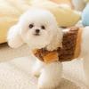 Autumn and Winter Dog Fleece Yorkshire Small and Medium Dogs Warm Traction Two-legged Clothes Cat Pet Clothes