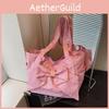 Bow Design Sweet Star Pattern Large Capacity Women Casual Shoulder Bag Tote
