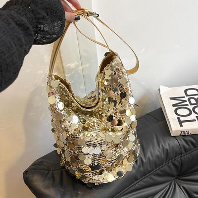 Beautiful Niche Design Bag One-shoulder Bucket Bag New Women's Bag Trendy Simple Crossbody Bag