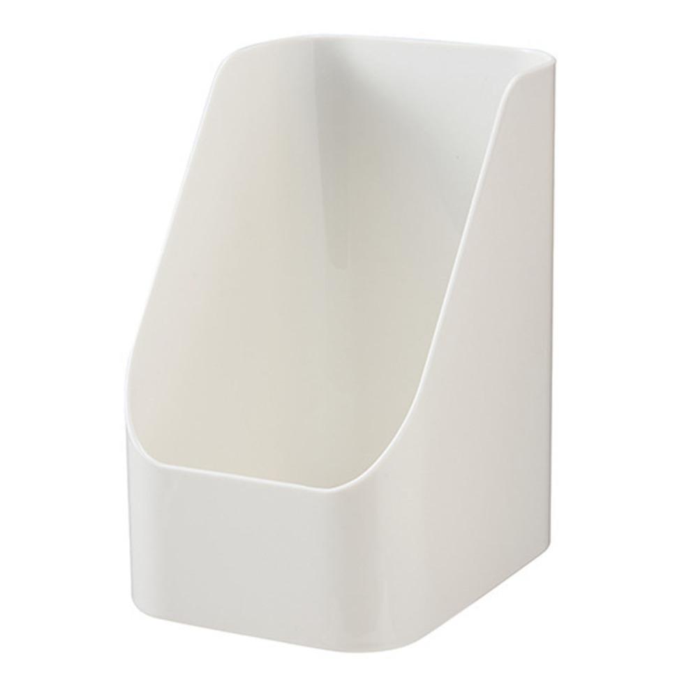 

PP Makeup Brush Holder White Multipurpose Tea Bag Organizer Space Saving Trapezoid Shape Vanity Organizer Vanity Table