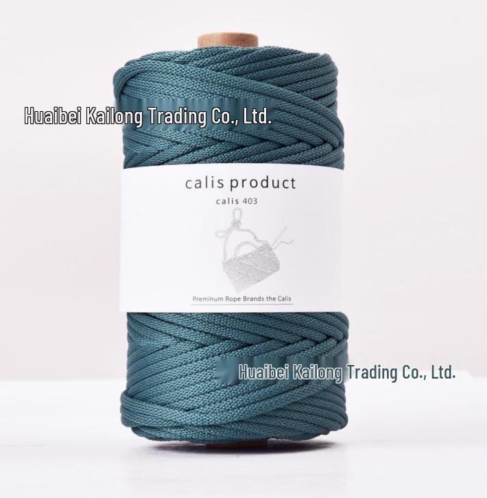 4mm Cotton-Polyester Crochet Cord for DIY Hand-Knitted Bags and Weaving