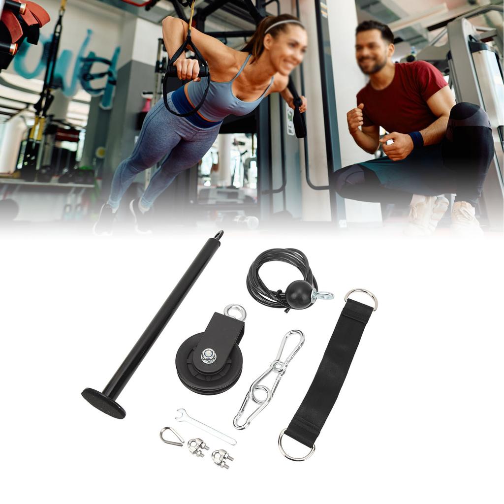Weight Cable Pulley System Gym Weight Pulley System Fitness LAT Lift Pulley System DIY Home Gym Fitness Equipment