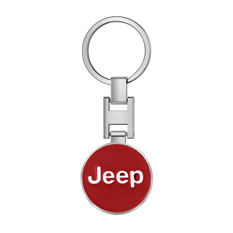 1 szt. Brelok z emblematem samochodu Akcesoria do breloka na klucze Dla Jeep Renegade Compass Wrangler JK Patriot Grand Cherokee XJ SRT Trail Hawk