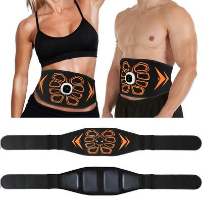 Durable And Safe Electric Muscle Stimulator Ems Abdominal Toning Belt Smart Muscle Toner Usb Recharge Body Slimming Belts Home Fitness Massager