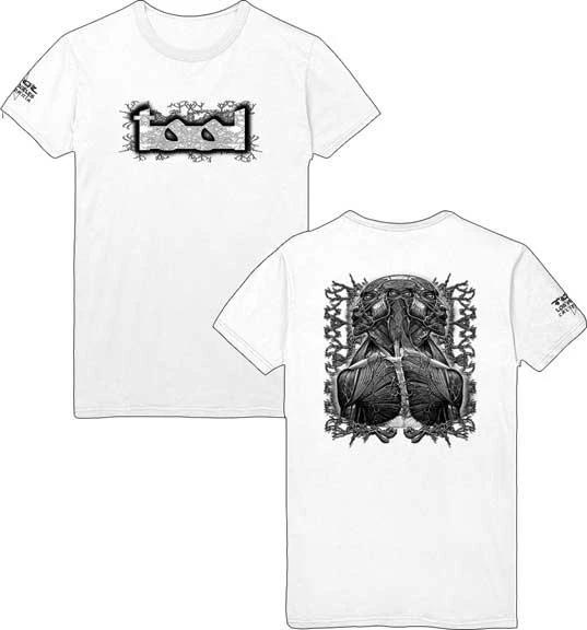 TOOL cd lgo GREY TOOL MAN Official WHITE SHIRT MED New undertow Ænima lateralus M