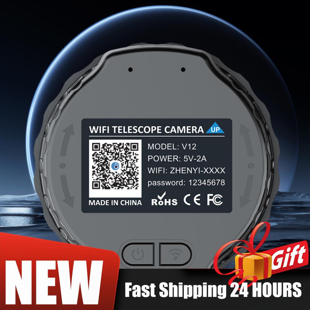 2K WiFi Electronic Eyepieces for 25mm-50mm Scopes WiFi Electronic Telescope Eyepiece for Bird Watching High-Resolution Imaging