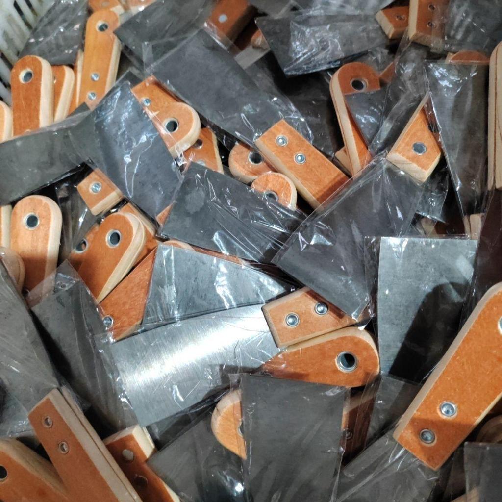 Multifunktionell Trähandtag Förtjockad Spackelspade och Skrapa