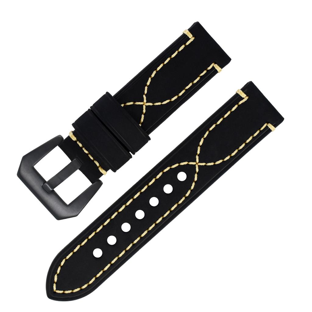 Cinturino per Orologio in Vera Pelle Crazy Horse Morbido Durevole Sostituzione Cinturino per Orologio in Pelle di Vacchetta per Orologi Smart Universali 18mm 20mm 22mm 24mm 26mm